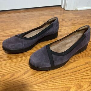 Clarks Artisan Daelyn Hill Black and Purple Shoes